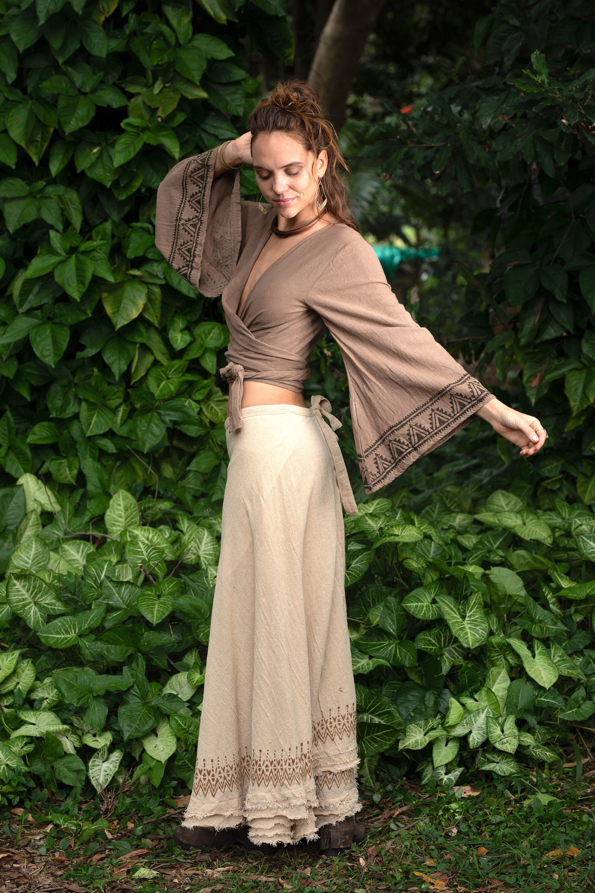 3COLOUR★Hollow embroidery ethnic style loose skirt 319 Amazon.com: IDOPIP Women Floral Embroidered Mesh Skirt
