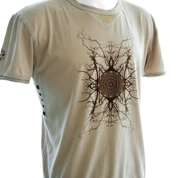 Psychedelic Tshirt, Hippy Clothing, Psy Trance Goa, Psychedelic Clothing, Ayahuasca Tshirt, Tribal Clothing, Fractal Clothing, Festival