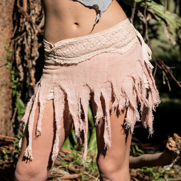 Women Pixie Skirt, Gypsy Skirt, Boho Clothing, Pixie Clothing, Tribal Skirt, Hippie Skirt, Fringe Skirt, Bohemian Skirt, Goa Skirt, Jungle