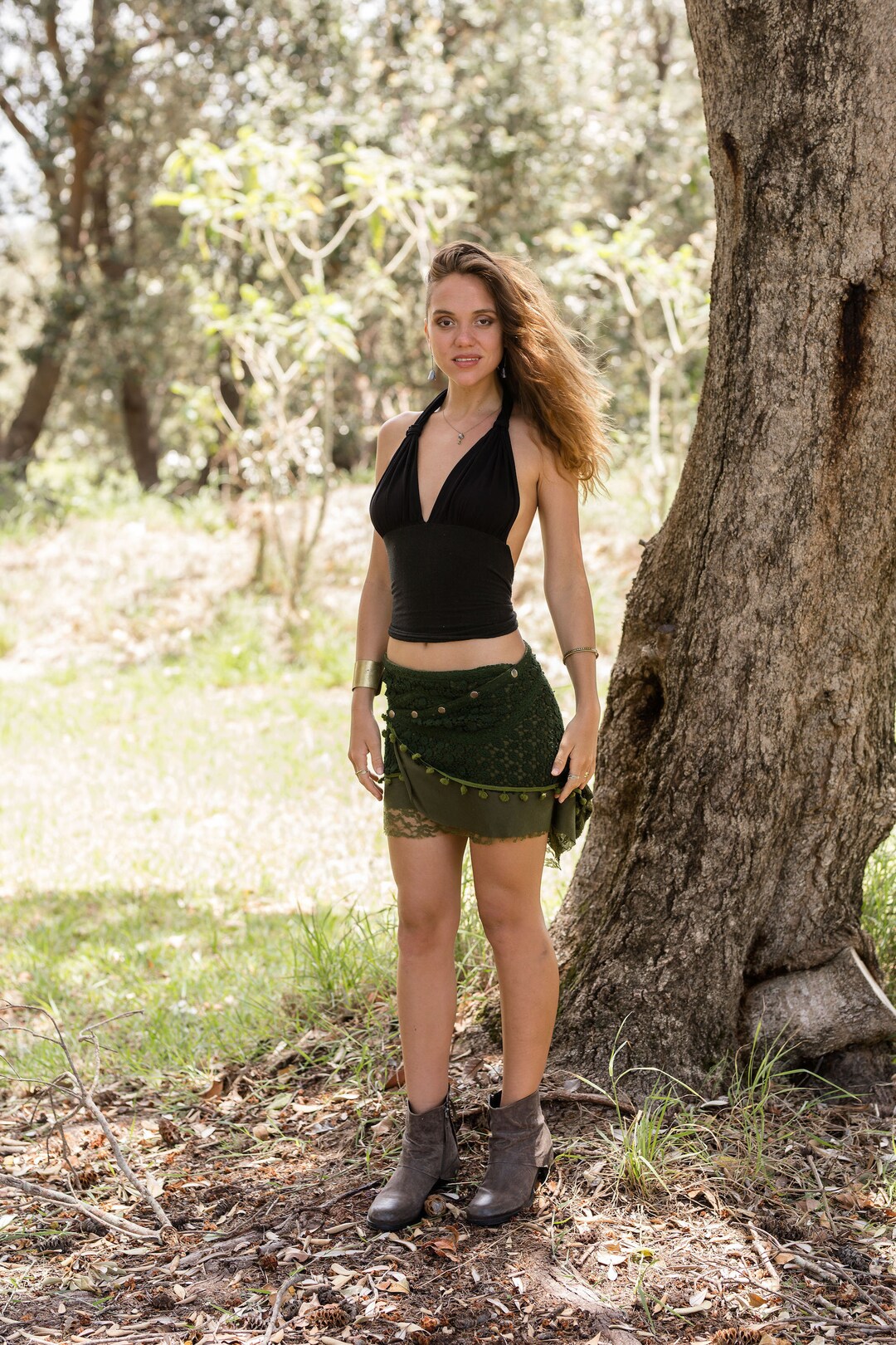 Black Halter Top, Festival Clothing, Boho Tank Top, Backless Top, Fairy Summer Top, Sexy Tank