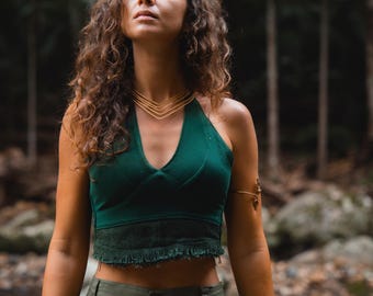 Women Pixie Top, Festival Clothing Women, Fairy Braided Top, Hippie Clothing, Elven Clothing, Pixie Clothing, Bohemian Top, Psy Clothing