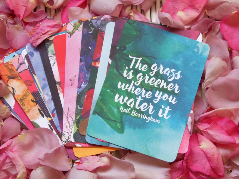 Watercolour affirmation cards – Clearance