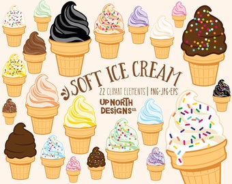 Soft serve ice-cream clipart ice cream cone dipped in chocolate with sprinkles activated charcoal ice-cream