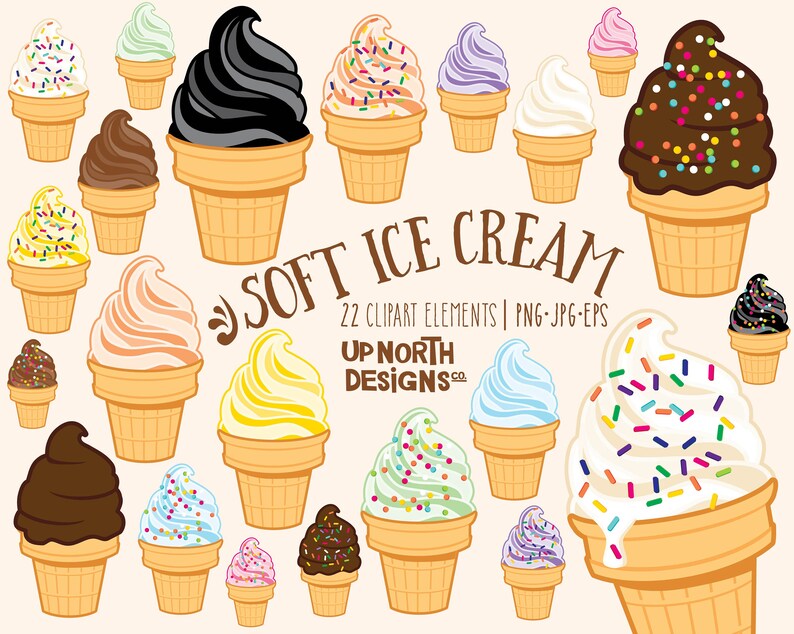 Soft Serve Ice-cream Clipart Ice Cream Cone Dipped in Chocolate With