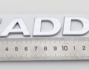 VW Caddy Silver / Chrome Rear Door Badge Emblem 2011-2021