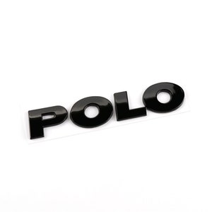 VW Polo Black Gloss Rear Badge Emblem New UK Stock
