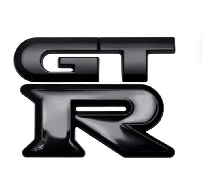 日産　GT-R ジーティアール　エンブレム　35R Nissan GTR GT-R R35 R34 R33 R32 Rear Boot Badge Emblem 62892-JF00B