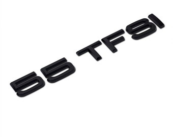 Audi 55 TFSI Kofferraumabzeichen Emblem Heckklappe glänzend
