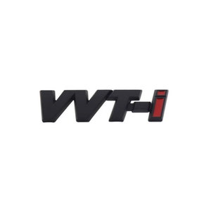 Toyota VVT-I Black Rear Badge Emblem New UK Stock