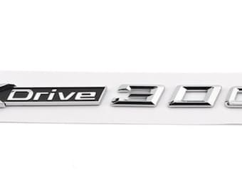 BMW XDrive Badge Emblem 30d Silver Chrome Rear Boot Side Door Single/Twin packs UK Stock
