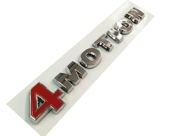 VW 4 Motion Rear Badge Emblem New UK Stock