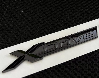 BMW XDrive Badge Emblem Black Gloss Rear Boot Side Door UK Stock