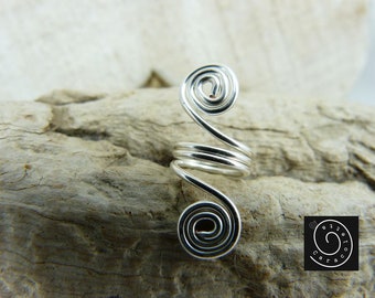 Dreadlocks,Dread bead silver, Dreadschmuck versilberter Draht,Rasta Schmuck,braids schmücken, Bart schmücken