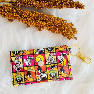 Porte-clés pochette amis dessin animé