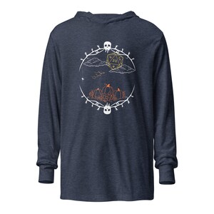 Haunted D20 Hooded long-sleeve tee