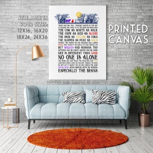 Into The Woods Musical Theater Canvas Print -- Wall Art with Quotes / Theater Kid Gifts / Home Decor / Broadway Lyrics (No Title Ver.)
