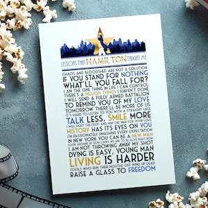 Hamilton Musical Quotes Wall Art | My Shot, Broadway Song Lyrics Print, Theater Kid Gifts, King George Funny Home Decor (Original Ver.) image 1