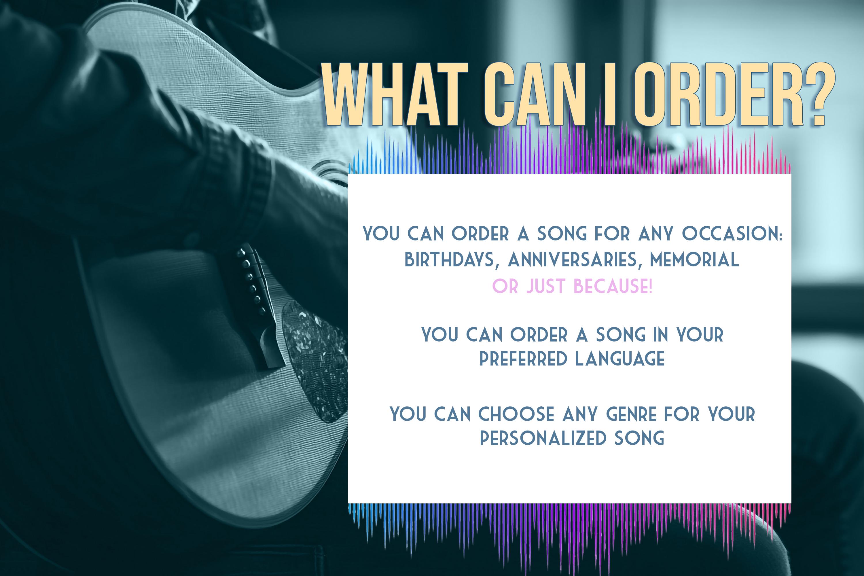 Personalized Custom Song -- Hand ...
