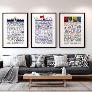 Hamilton Musical Quotes Wall Art | My Shot, Broadway Song Lyrics Print, Theater Kid Gifts, King George Funny Home Decor (Original Ver.) image 3