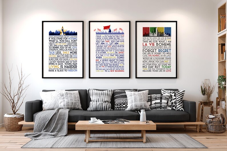 Hamilton Musical Quotes Wall Art | My Shot, Broadway Song Lyrics Print, Theater Kid Gifts, King George Funny Home Decor (Original Ver.) image 3