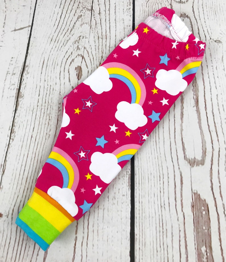 rainbow baby leggings