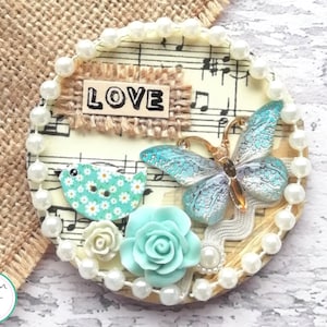 Love Music & Nature Magnet - regalo de buzón, regalo para mamá, hermana, amiga, pequeño regalo