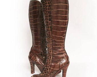 unusual knee high boots