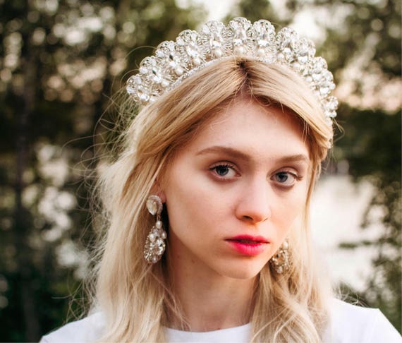Princess crystal tiara wedding headpiece bridal jewelry s-l400.jpg main image 4