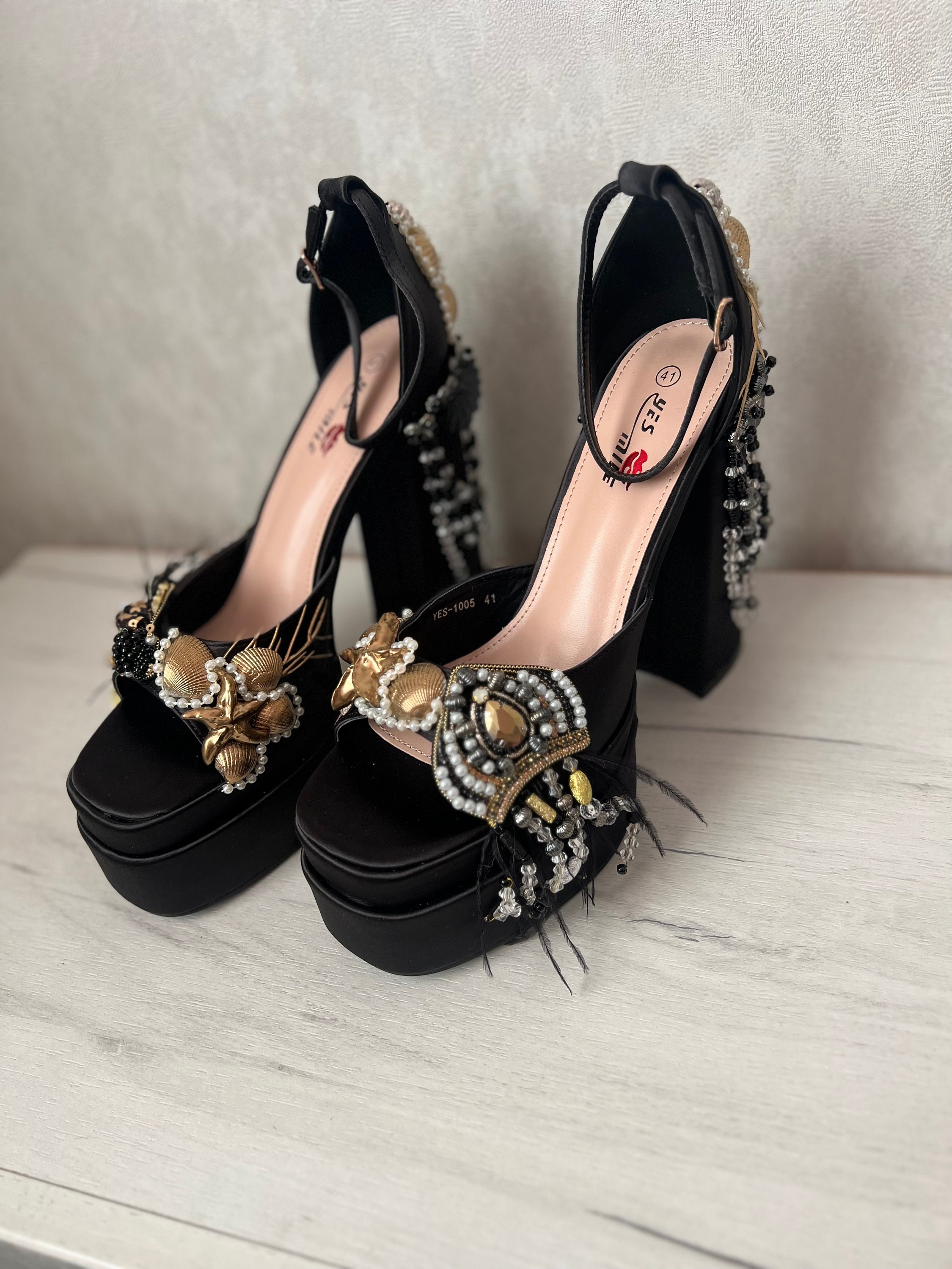 Sea Shell Heels - Etsy