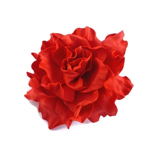 Valentine Rose Hair Clip Red Rose Hair Clip Wedding Rose Hair Clip Flower Hair Clip Rose Floral Hair Clip Red Rose Clip Floral  Rose Bridal
