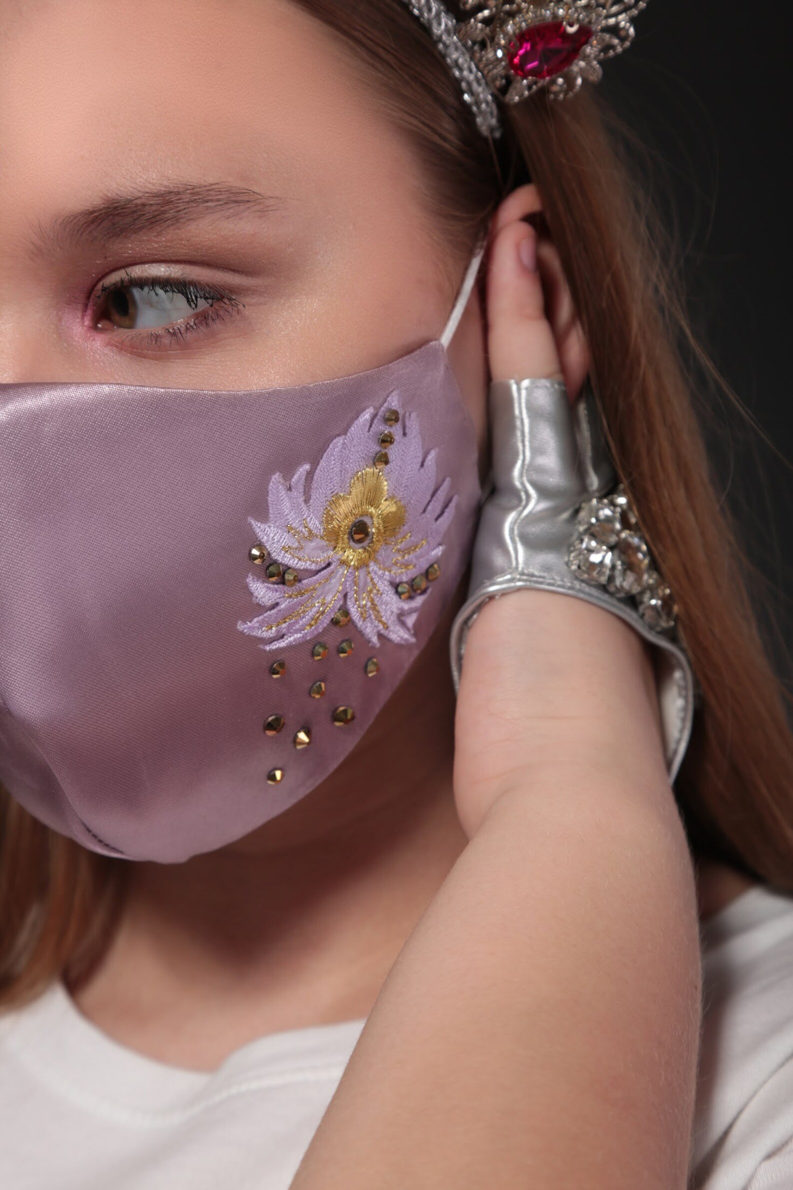 Fashion Face Mask Lilac Lavender Satin Silk Reusable Fabric Etsy