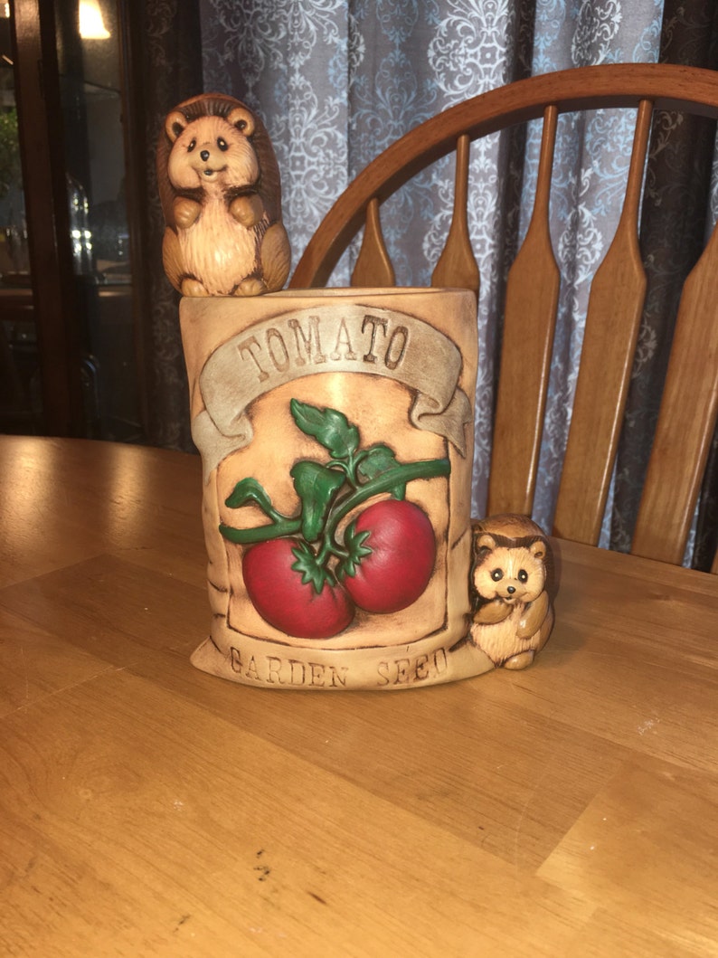 Hedgehogs with Tomato Seed Bag