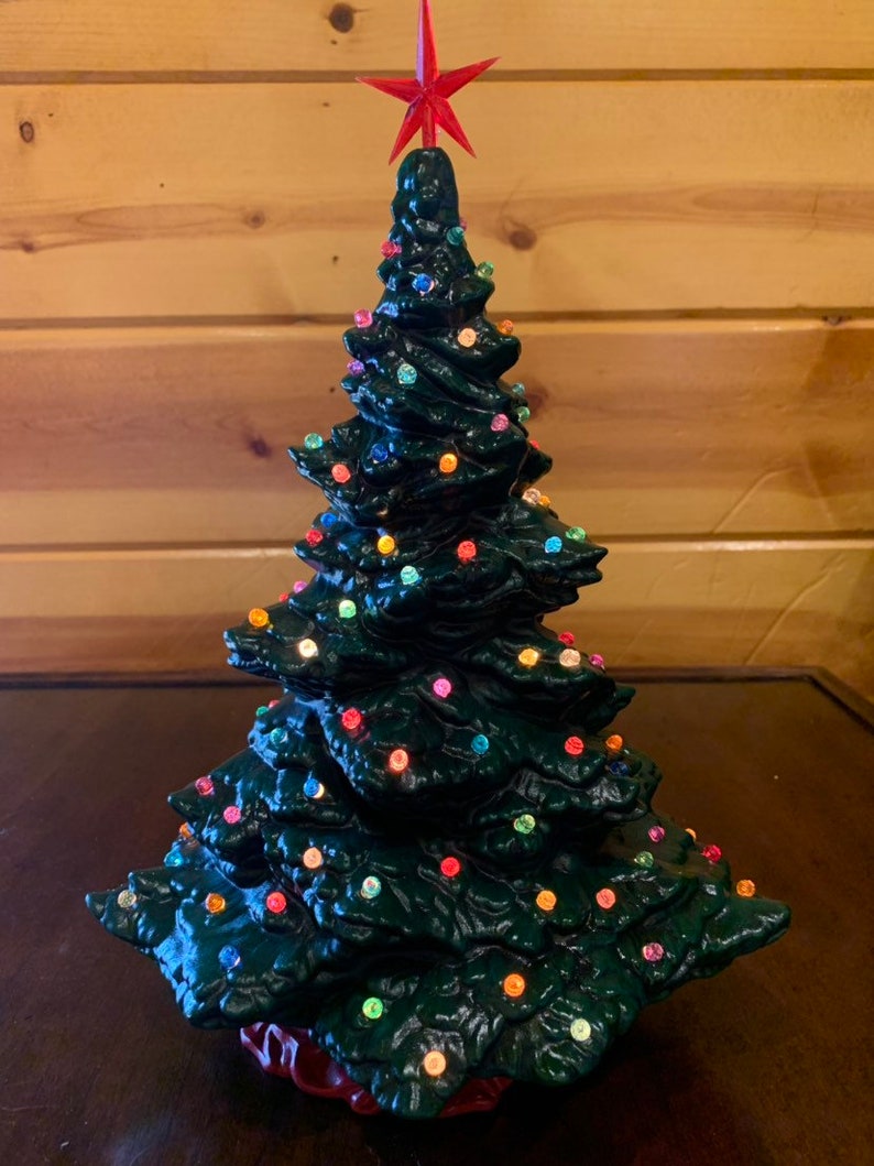 Medium Mantle Ceramic Christmas Tree