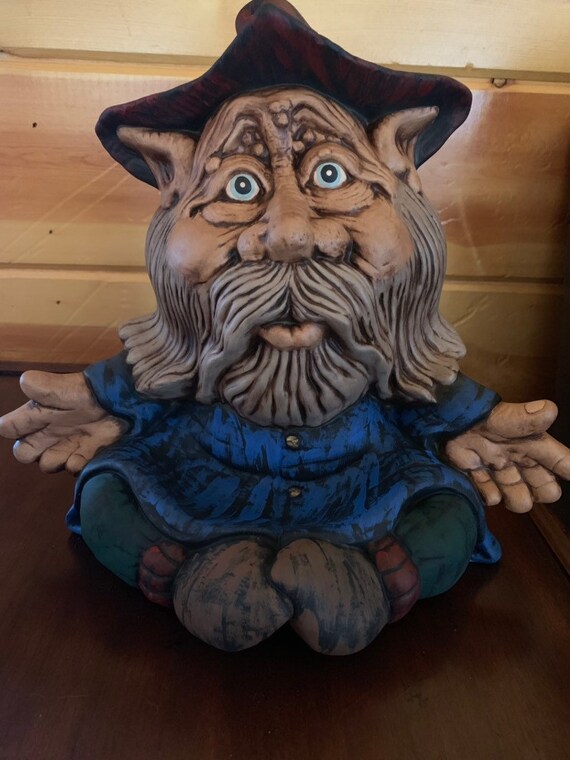 Garden Gnome Bird Feeder Etsy