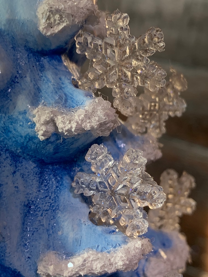 Flocons de neige en céramique pour sapin image 2