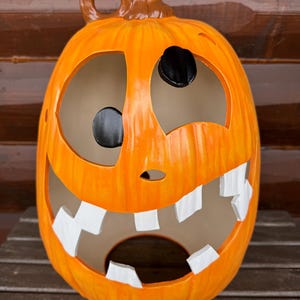 Gigantic Smiling Pumpkin Light Up