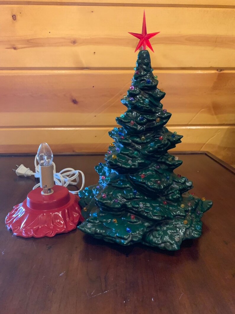 Medium Mantle Ceramic Christmas Tree