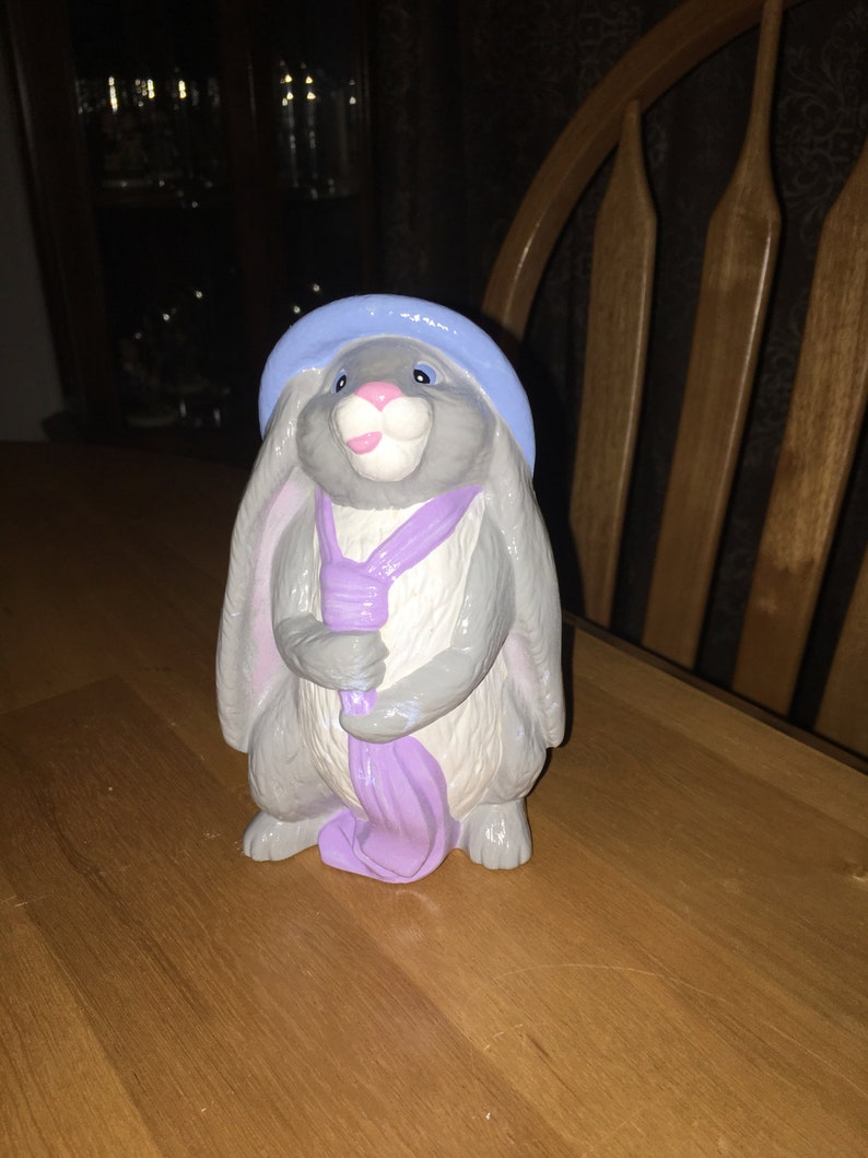 Bunny with Tie and Hat