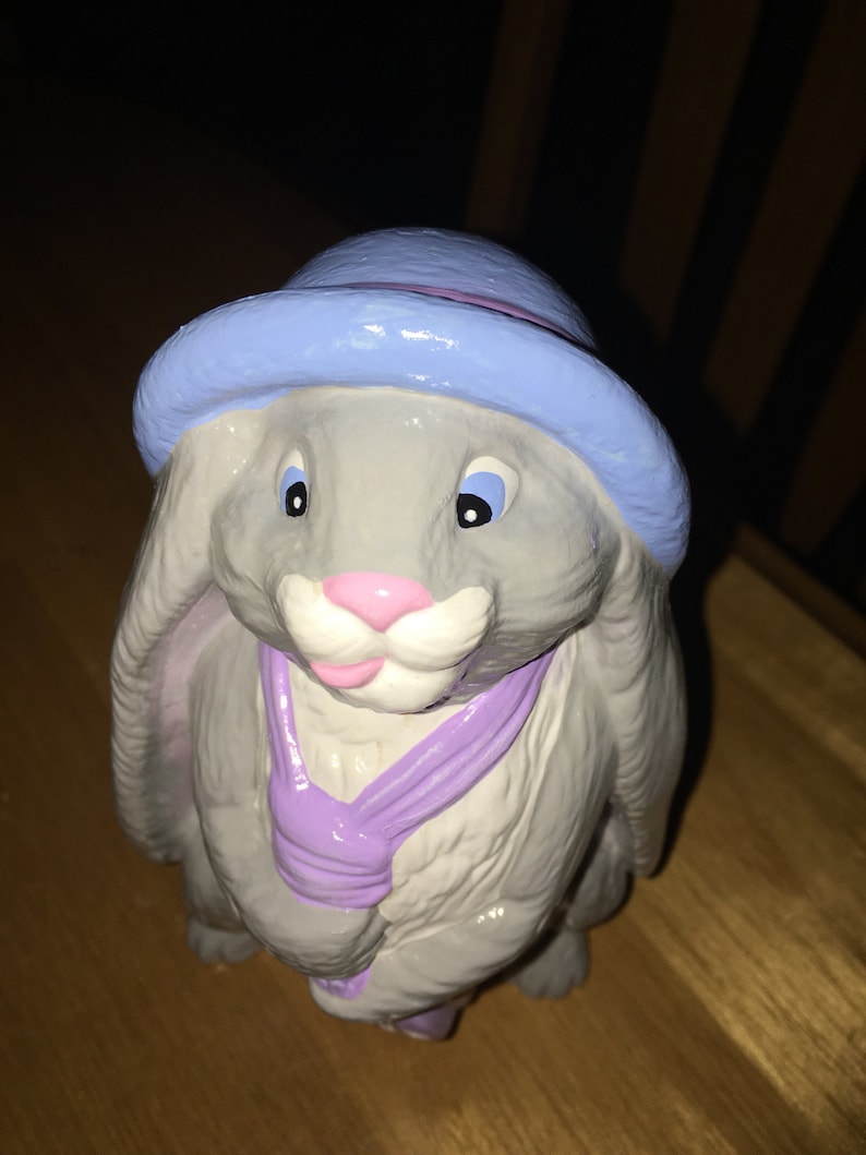 Bunny with Tie and Hat