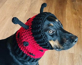 Dog Ladybug Snood Cowl