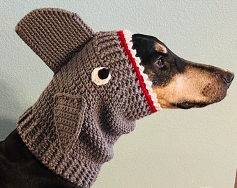 Dog Shark Snood Scarf Cowl