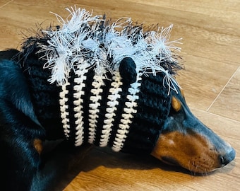 Crochet Pattern Zebra Dog Snood Cowl