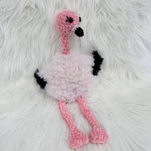 Crochet Pattern Stinky Strawberry the Flamingo Snuggler (PDF Pattern)