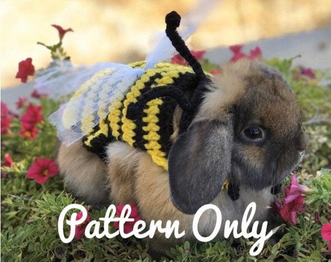 Crochet Pattern Rabbit Sweater, Rabbit Clothes Pattern - Etsy Canada