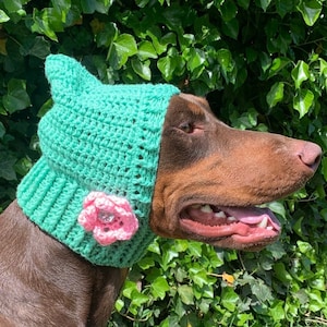 Crochet Pattern Dog Cowl, Dog Snood Pattern
