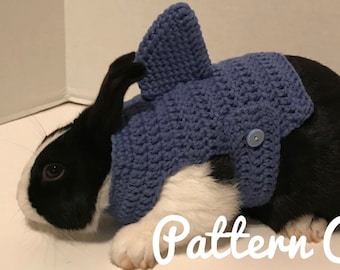 Häkelanleitung Hase Hai Kostüm