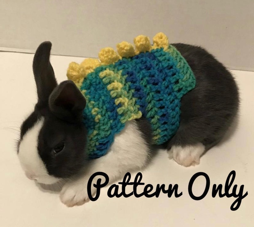 34 Crochet Rabbit Patterns with Baskets, Keychains, and Rattles 14 Crochet Pattern Rabbit Dinosaur Costume