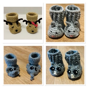 24 Crochet Patterns Animal Hat & Baby Booties Collection 24 Crochet Patterns Ebook image 7