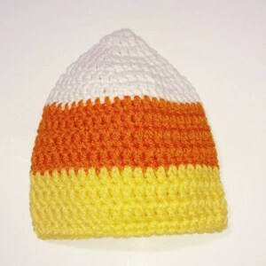 Candy Corn Pattern, Crochet Pattern, Crochet Candy Corn, Crochet Fall Pattern, Baby Candy Corn Hat, Fall Baby Hat, Halloween Pattern image 7