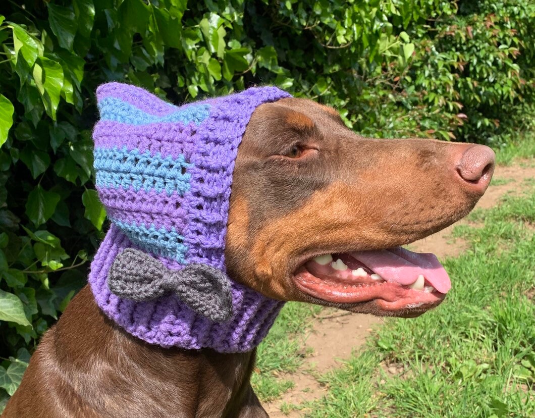 Crochet Pattern Dog Cowl Etsy